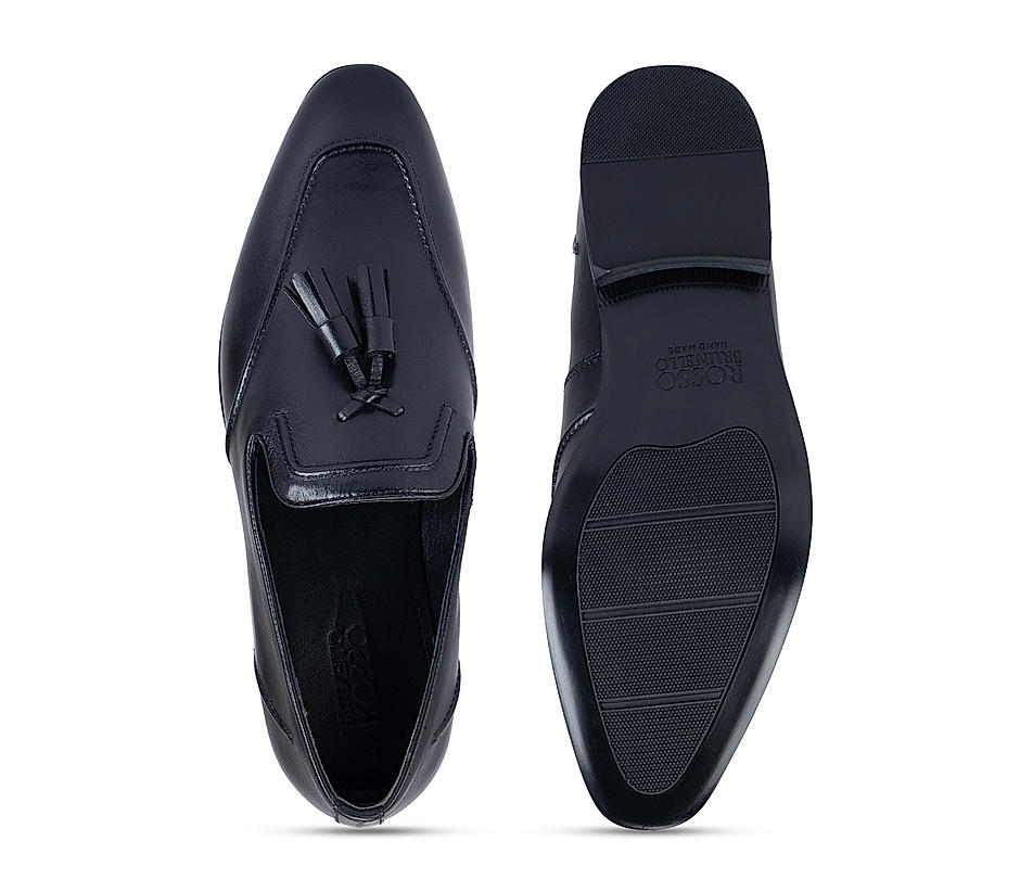 Black Loafers With Tassels