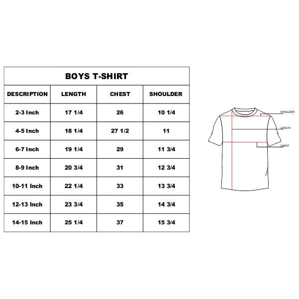 size chart in inches