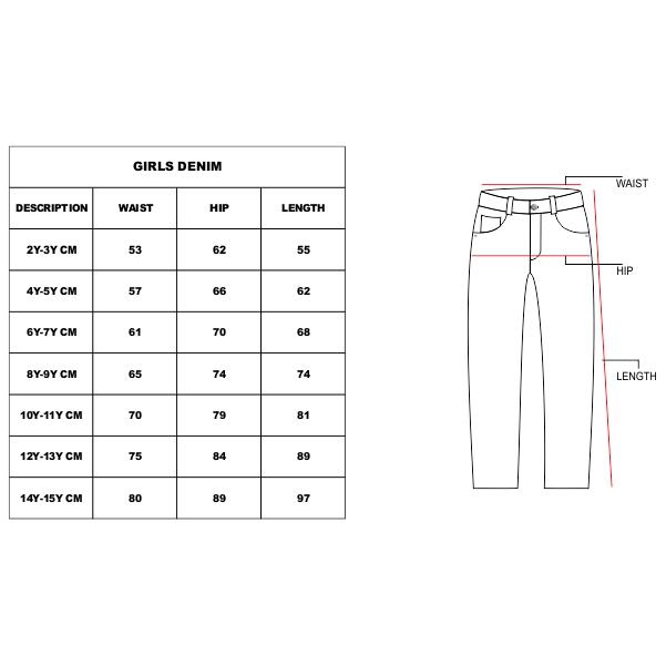 size chart in inches