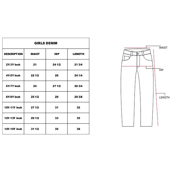 size chart in inches