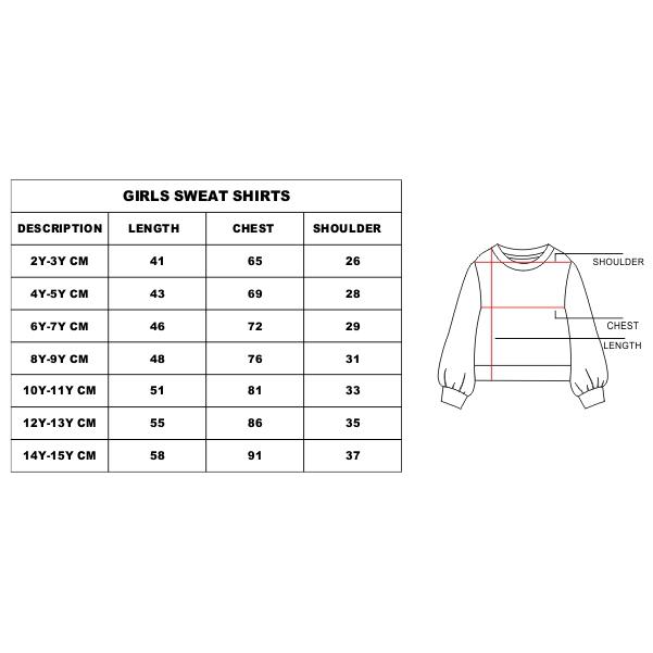 size chart in inches