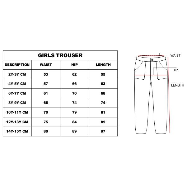 size chart in inches