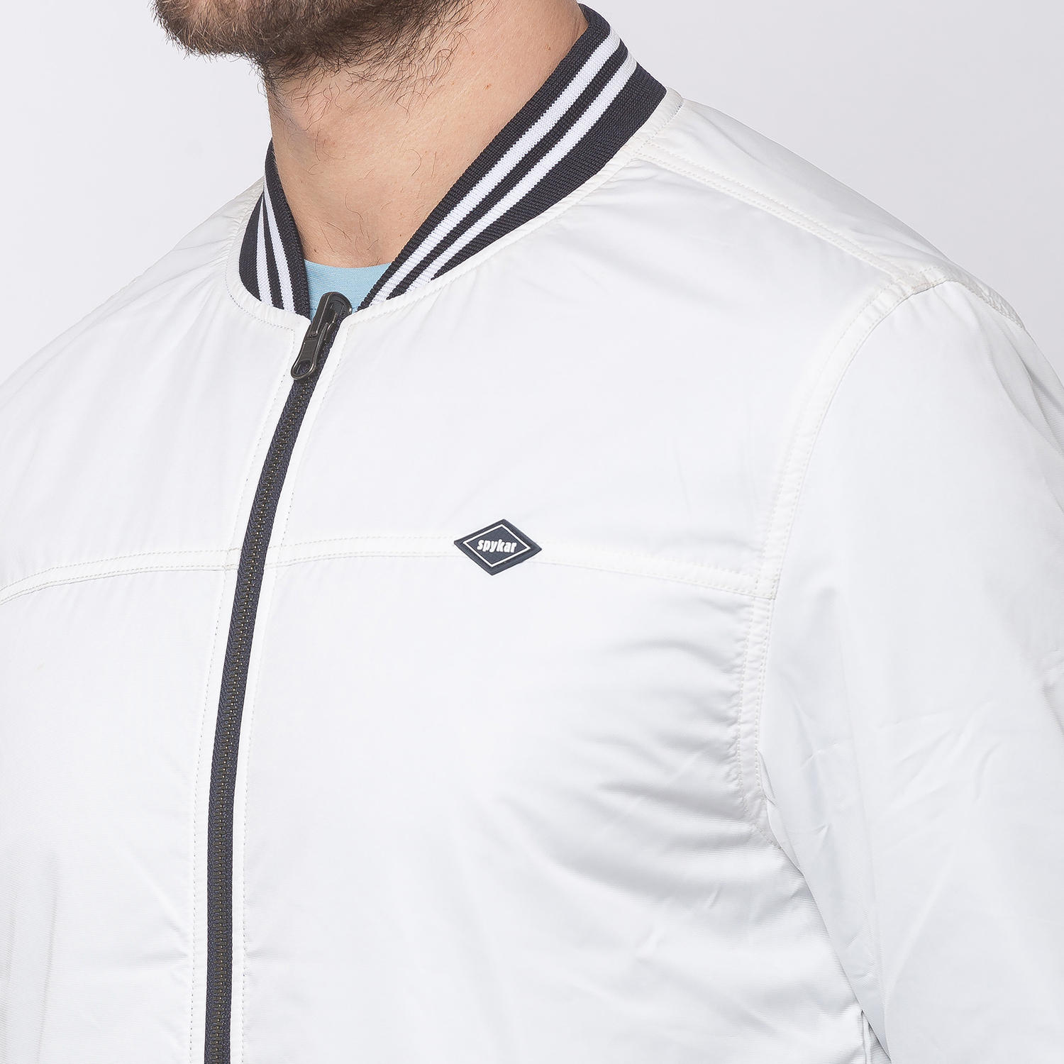 spykar white jacket