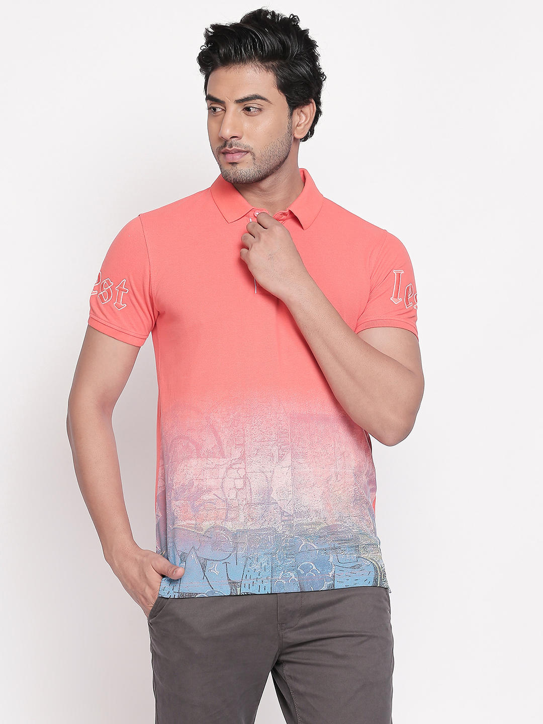 muscle fit polo t shirts