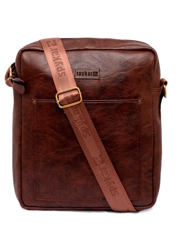 spykar leather bag