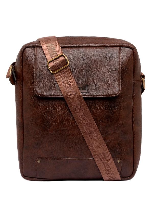 spykar leather bag