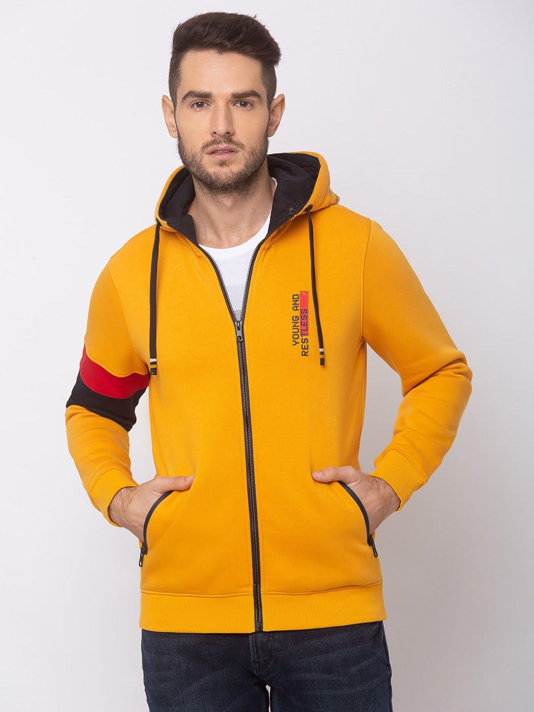 spykar sweatshirt with zipper