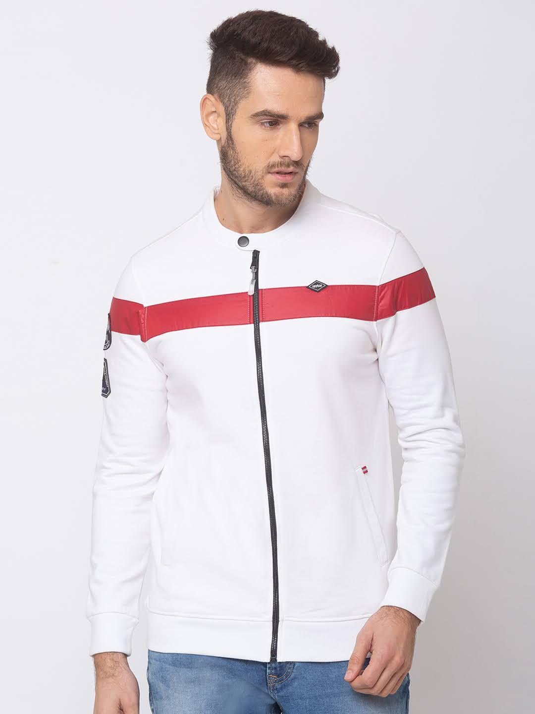 spykar sweatshirt with zipper