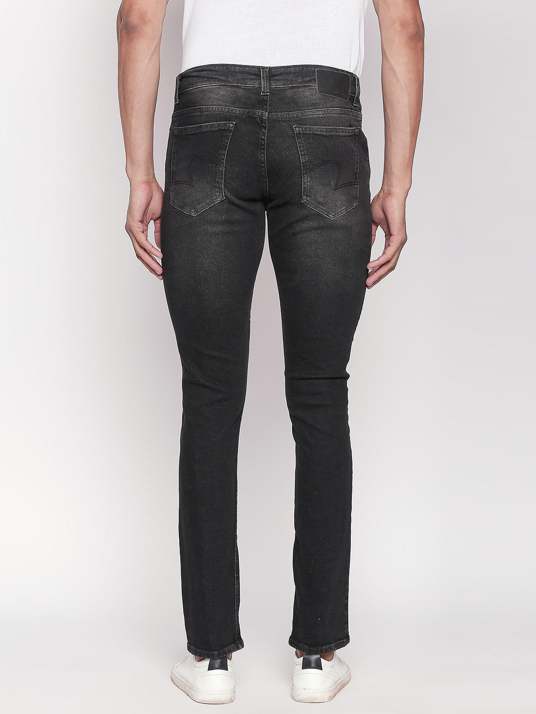 carbon black colour jeans