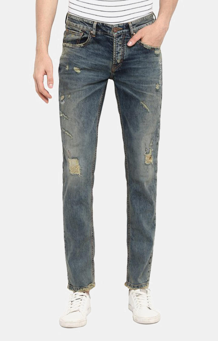 spykar ripped jeans