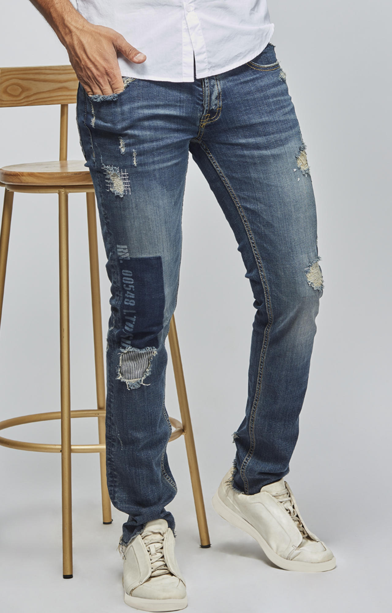 spykar damage jeans