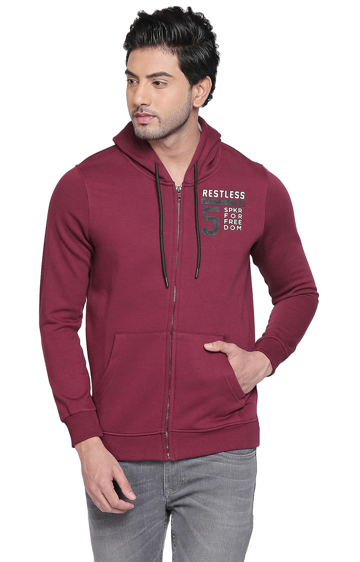 spykar sweatshirt with zipper