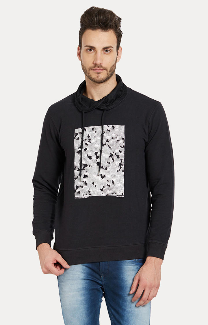 spykar hooded sweatshirt