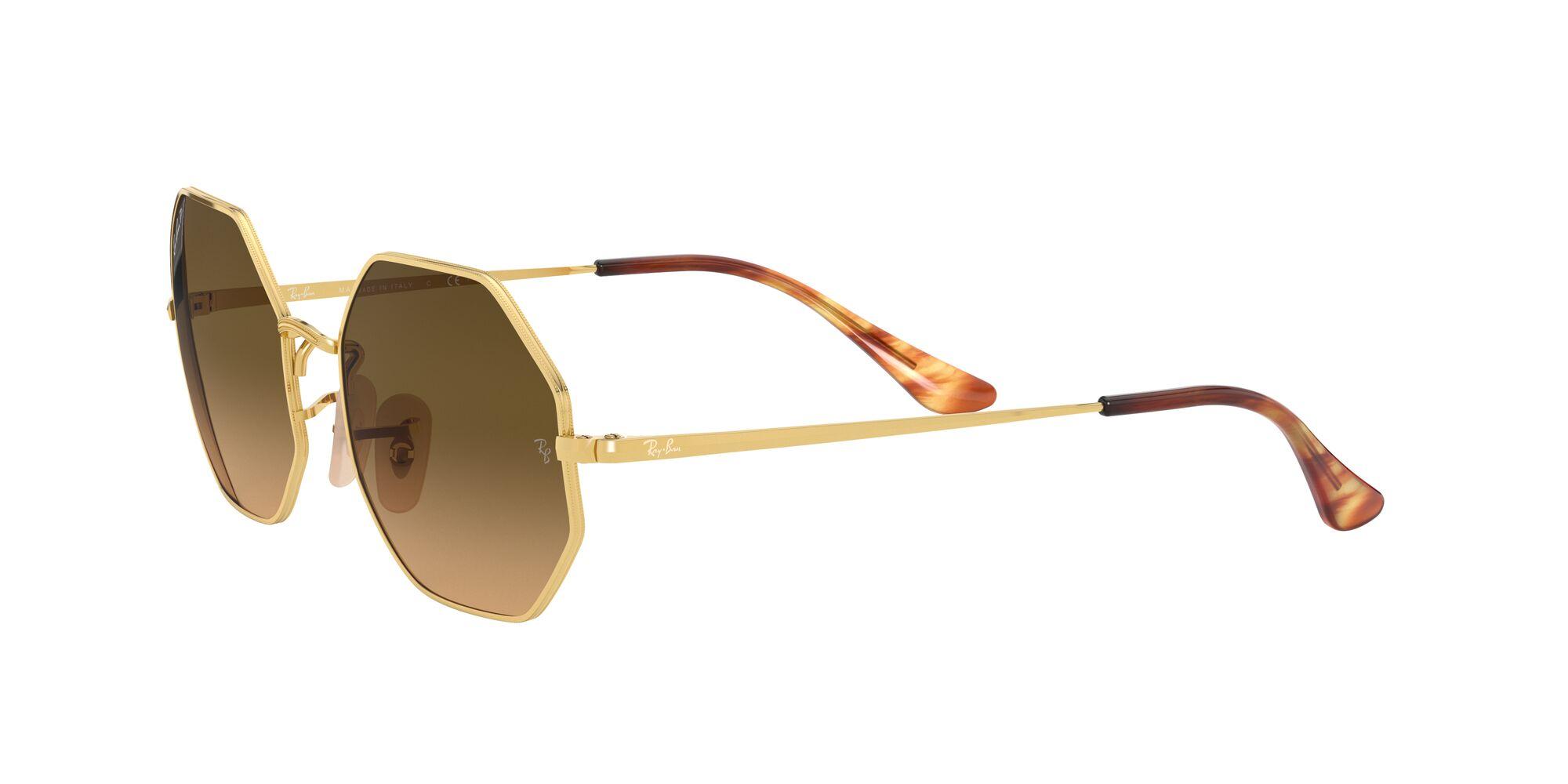 Brown Gradient Polarized Sunglasses 