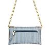 ROCIA Sky Blue Women Pearl Embroidered Clutch