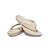 CROCS BEIGE WOMEN KADEE II GRAPHIC FLIP FLOPS