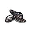 CROCS BLACK WOMEN KADEE II GRAPHIC FLIP FLOPS