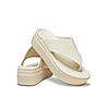 CROCS BEIGE WOMEN BROOKLYN FLIP FLOPS