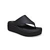 CROCS BLACK WOMEN BROOKLYN FLIP FLOPS