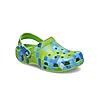 CROCS GREEN KIDS CLASSIC DIGI BLOCK CLOGS