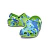 CROCS GREEN KIDS CLASSIC DIGI BLOCK CLOGS