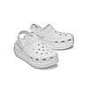 CROCS WHITE UNISEX CRUSH CLASSIC CLOGS