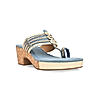 Rocia Denim Women Cut Heel Funky Kolhapuris