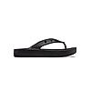 CROCS BLACK WOMEN CLASSIC PLATFORM FLIP FLOPS