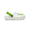 CROCS GREEN KIDS TODDLER CLASSIC GLOW ALIEN CLOGS