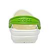 CROCS GREEN KIDS TODDLER CLASSIC GLOW ALIEN CLOGS