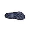 CROCS NAVY WOMEN KADEE II SHELLS PRINT FLIP FLOPS