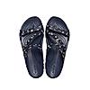 CROCS NAVY WOMEN KADEE II SHELLS PRINT FLIP FLOPS