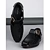 Imperio Black Men Ethnic Pathani Sandals