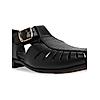 Imperio Black Men Ethnic Pathani Sandals