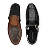 Imperio Black Men Ethnic Pathani Sandals