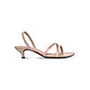 Rocia Nude Women Patent Strappy Kitten Heels