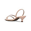 Rocia Nude Women Patent Strappy Kitten Heels