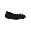 Rocia Black Women Suede Ballerinas