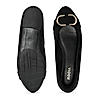 Rocia Black Women Suede Ballerinas