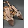 Rocia Camel Women Block Heel Mules