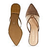 Rocia Camel Women Block Heel Mules