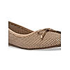 Rocia Beige Women Laser Cut Ballerinas