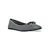 Rocia Grey Women Laser Cut Ballerinas