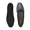 Rocia Grey Women Laser Cut Ballerinas