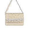 Rocia By Regal Gold Women Heavy Pearl Embellished Bag