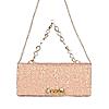 Rocia By Regal Peach Women Shimmery Clutch