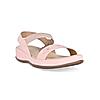 Rocia Pink Women Laser Cut Comfort Sandals