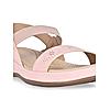 Rocia Pink Women Laser Cut Comfort Sandals