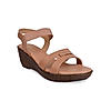 Rocia Peach Women Wedge Heel Sandals