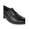 Regal Black Men Leather Cuban Heel Slip On